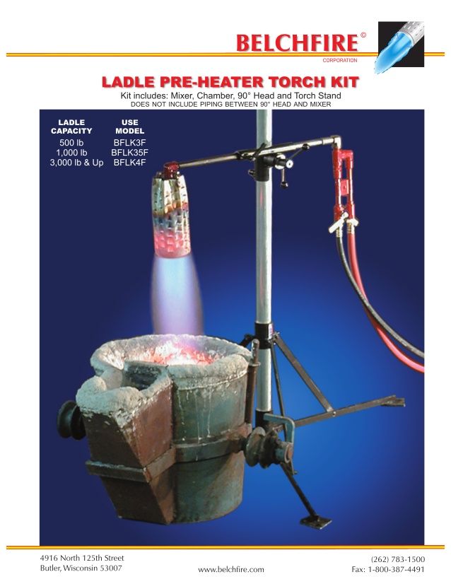 Ladle Heating Torch